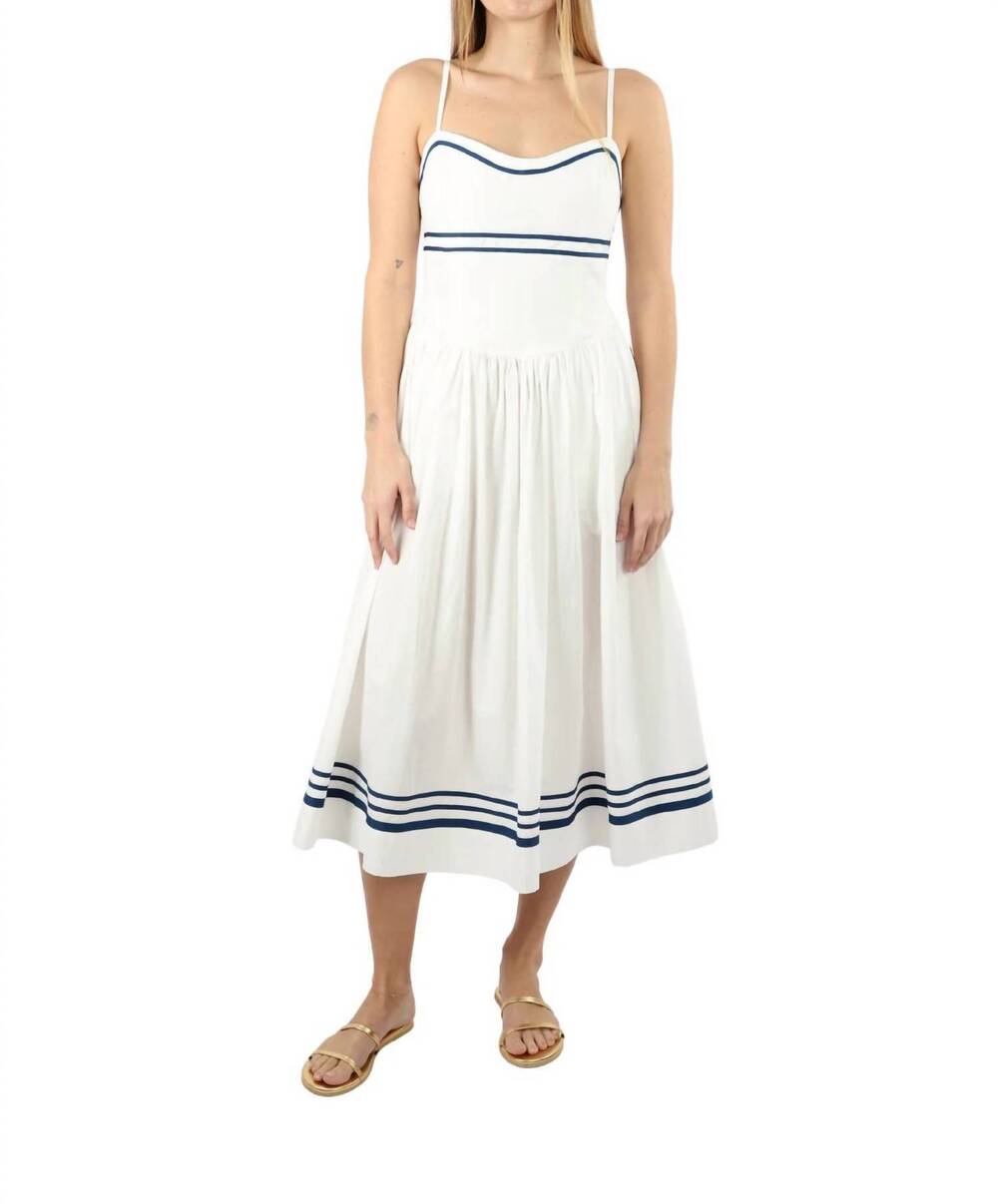 NEW CIAO LUCIA women's florencia dress in white